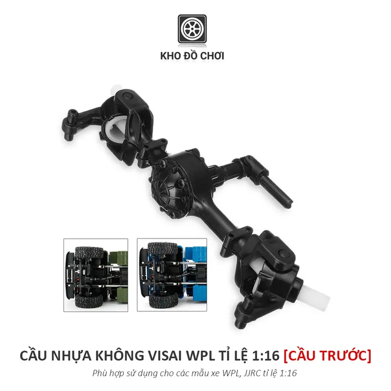 Cầu nhựa không visai WPL tỉ lệ 1:16 (13CM) 1