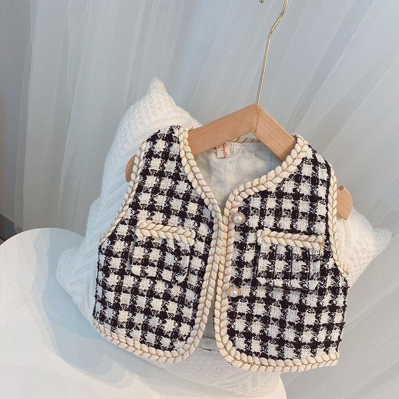 Product Introduction of Áo Vest Trẻ Em Bé Phong Cách Cổ Điển, Đặc Biệt Cho Điểm Nóng Của Người Dùng, Thích Hợp Cho Mùa Thu Và Mùa Đông, Có Thể Mặc Mùa Xuân Và Mùa Thu, Thiết Kế Kẻ Sọc, Phong Cách Người Nổi Tiếng Trên Internet, Thích Hợp Cho Bé Gái, Áo Vest 11