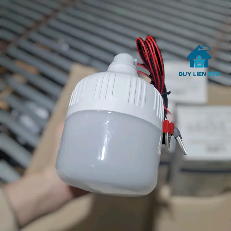 Bóng Điện Kẹp Bình Ắc Quy 12V 20W, Bóng LED Tịnh Kiệm Điện Siêu Sáng, 3