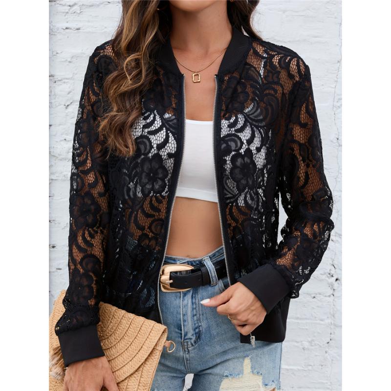Casual Flowers Leopard Lace Up Turn-back Collar Outerwear(3 Colors) Casual Flowers Leopard Lace Up Turn-back Collar Outerwear(3 Colors)