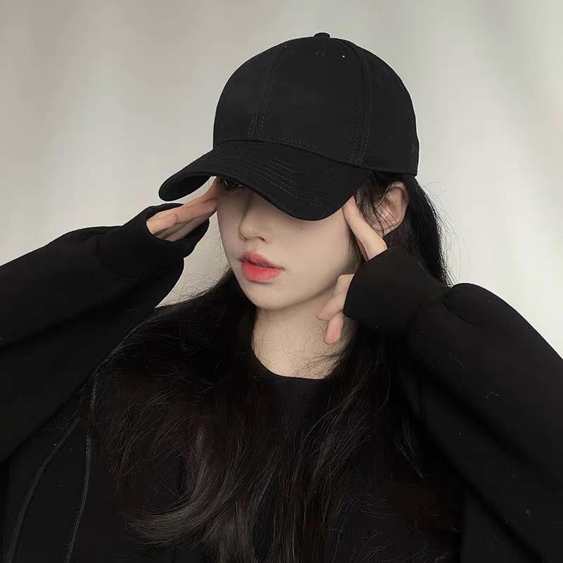  Mũ Bóng Chày Màu Trơn Cho Nam Và Nữ Mũ Che Nắng Unisex Mùa Hè 