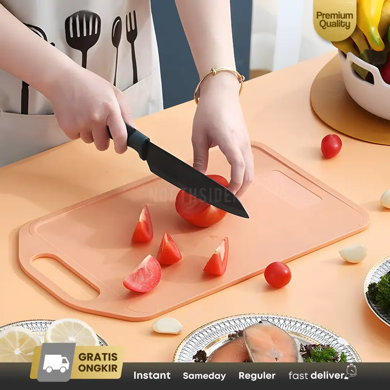 Talenan 2 sisi two sides cutting board stainless steel + PP A-07763 5