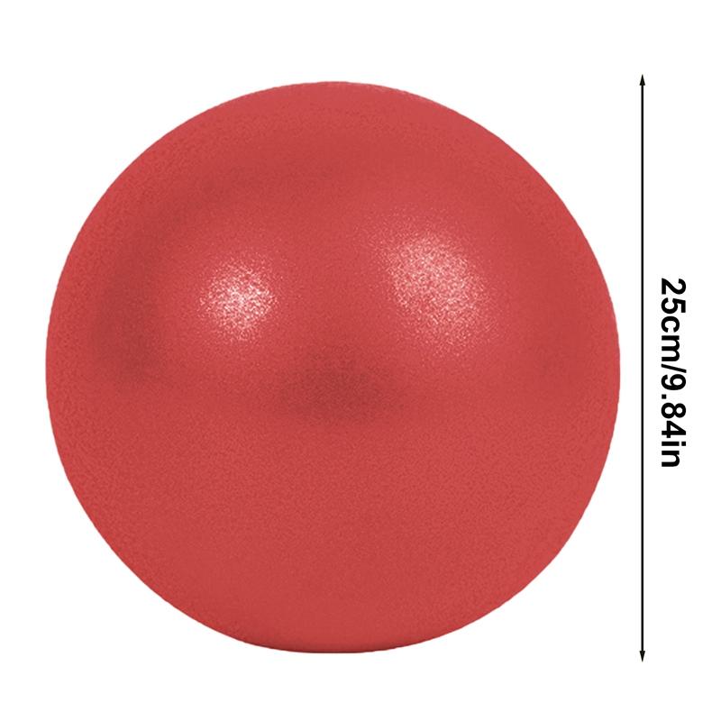 Product Introduction of 25cm Yoga Ball Frosted Thickened Explosion-Proof Clip-Back Ball Gymnastics Ball Fitness Ball Rhythmic Gymnastic Ball for Dance Practice Performance Exercise Training Competition 39