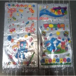 Plastik Snack Ulang Tahun  isi 20 pcs ukuran 18 x 35 Cm