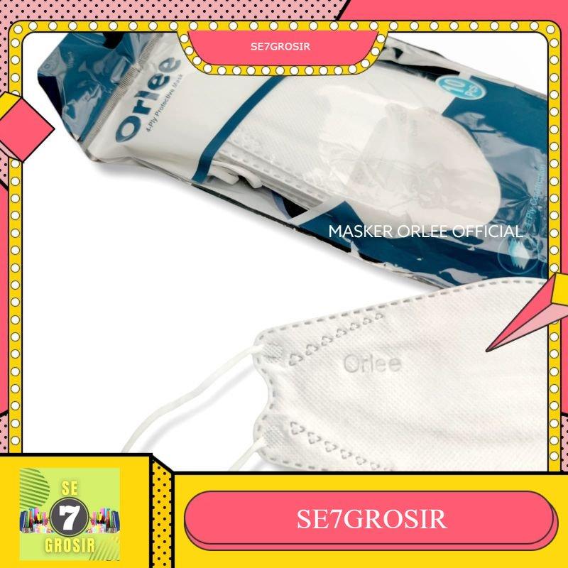 MASKER ORLEE KF94 4ply ORIGINAL 100% STANDAR KEMENKES  ALL WARNA 1pack isi 10pcs 1