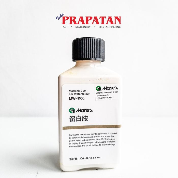 Gambar Maries Masking Gum For Watercolor 100ml MW-1100 - Spesifikasi dari Toko Prapatan_NEW Kota Administrasi Jakarta Timur Tokopedia