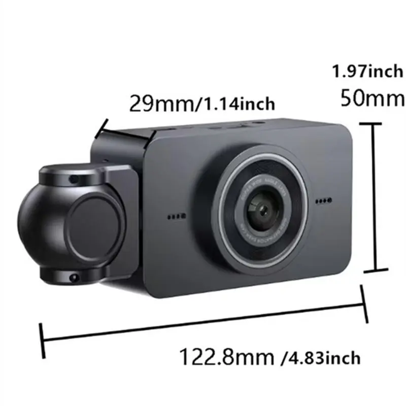 1080P Dash Cam, Car DVR with 3 Inch IPS HD Screen, Car Video Surveillance with 180° Rotation Night Vision Lens, Loop Recording Reversing Image DVR with 32G Memory Card 1