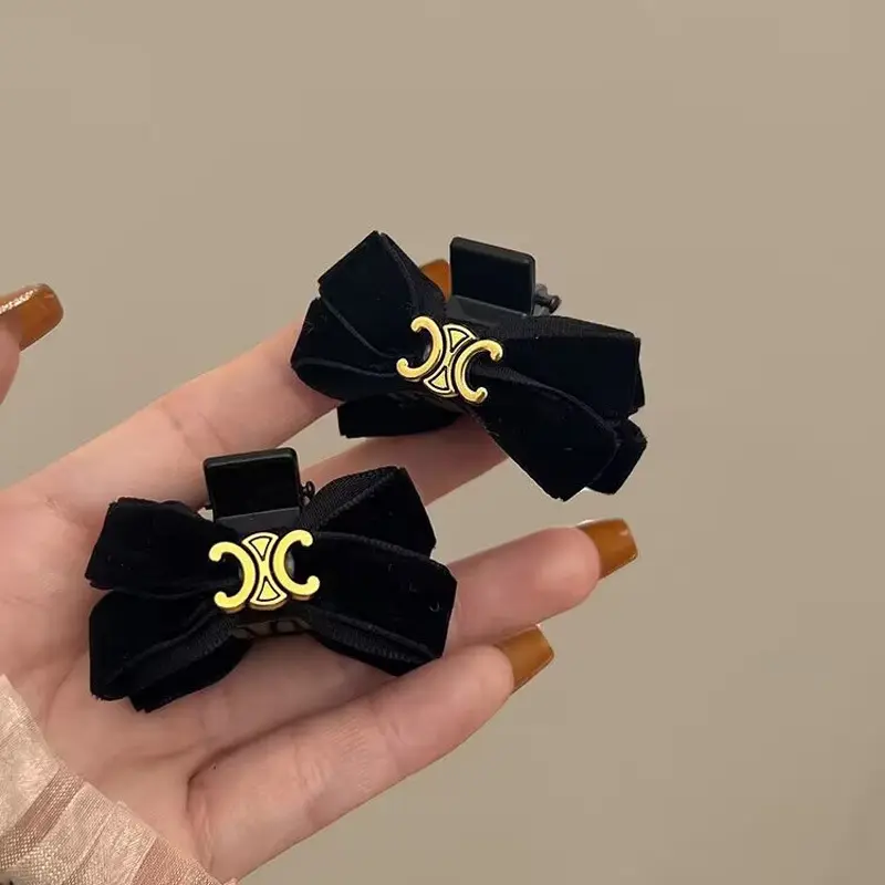 Kẹp Tóc Tua Rua Phong Cách Cổ Điển, Cao Cấp, Dễ Phối Đồ Ngoài Trời, Kiểu Tóc Công Chúa Cô Gái Ngọt Ngào, Có Nơ, Kẹp Hàm Nhỏ Women