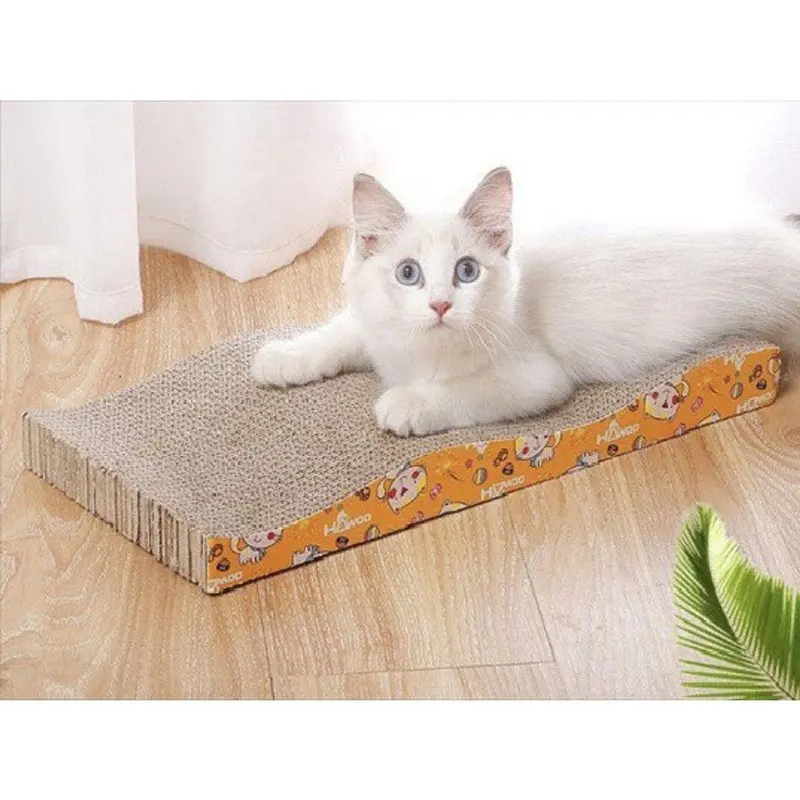 Bàn cào mónġ cho mèo kèm 1 túi cat nip - trụ cào mài mónġ cho mèo 4
