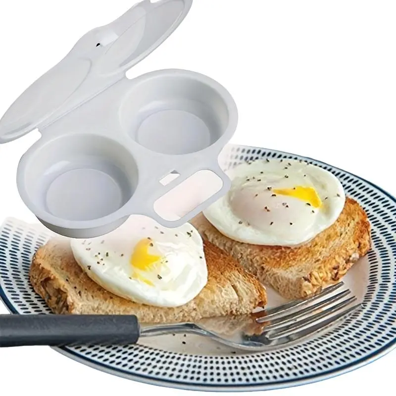 Round Egg Poacher, 1 Count Non-stick Egg Poacher, Microwave-safe Egg Poacher, Kitchen Utensils & Gadgets