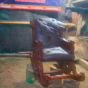 KURSI GOYANG UKIR JATI