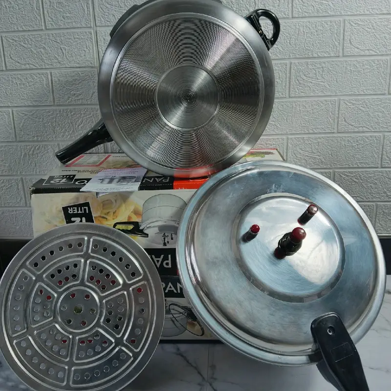 Panci Presto 12 L HC Lapisan Anti Lengket Aluminium 2
