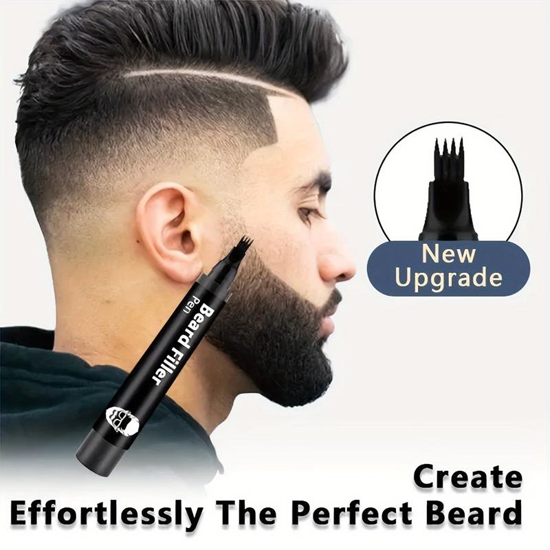 Product Introduction of Beard Filler Pen - Men's Gift Box Set With Vitamin E Detachable and easy-to-use filler pen to easily create a thick beard hairline Beard filler color Father's Day/boyfriend gift 8