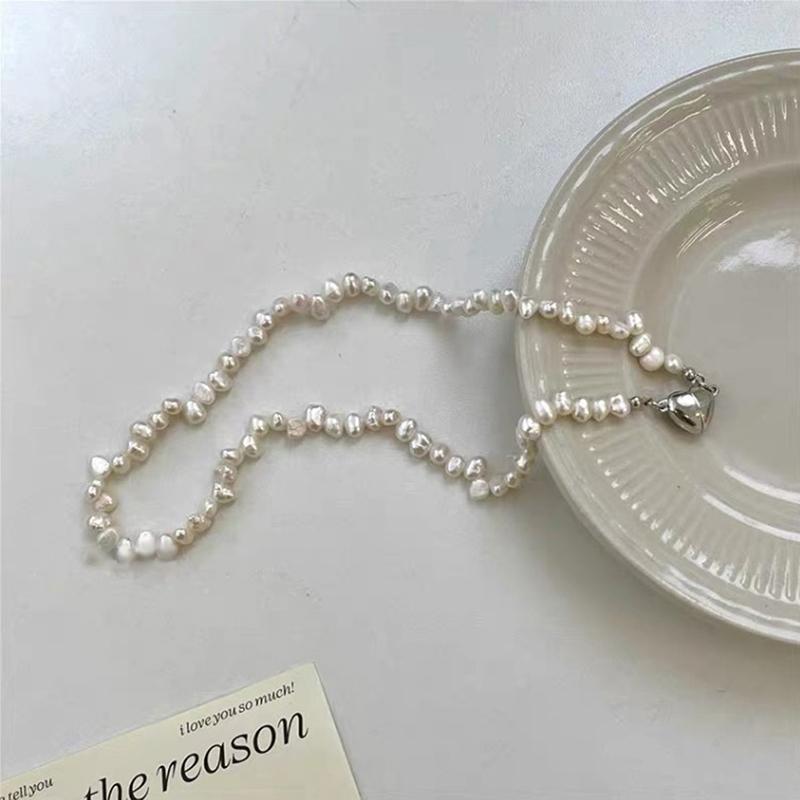 Fashion  Chain Choker Necklace for Women Girls 2022 Trend Heart Pendant Necklace Bridal Engagement 4