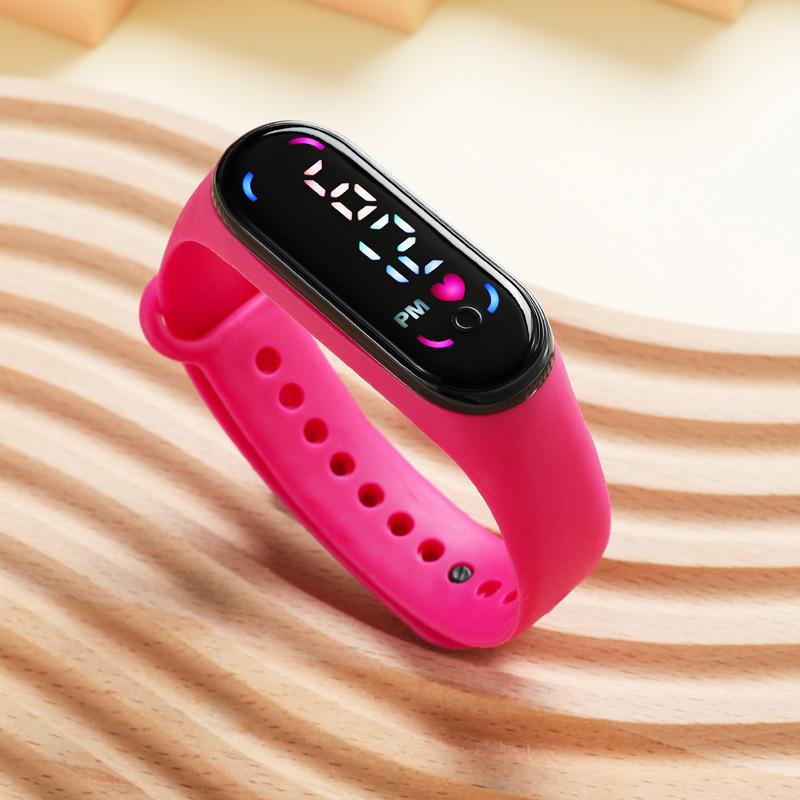 Product Introduction of Wholesale New Multi-Function Luminous Waterproof Touch Electronic Watch for Students LED Electronic Wristwatch Wholesale 6