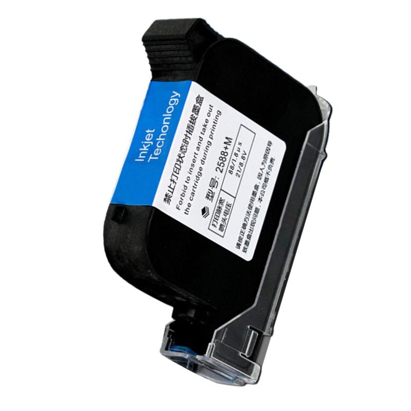 Product Introduction of 2588+M Quick Drying Ink Cartridge 12.7mm Handheld Inkjet Printer 42ml Solvent Ink Cartridge for Unencrypted Printers 63