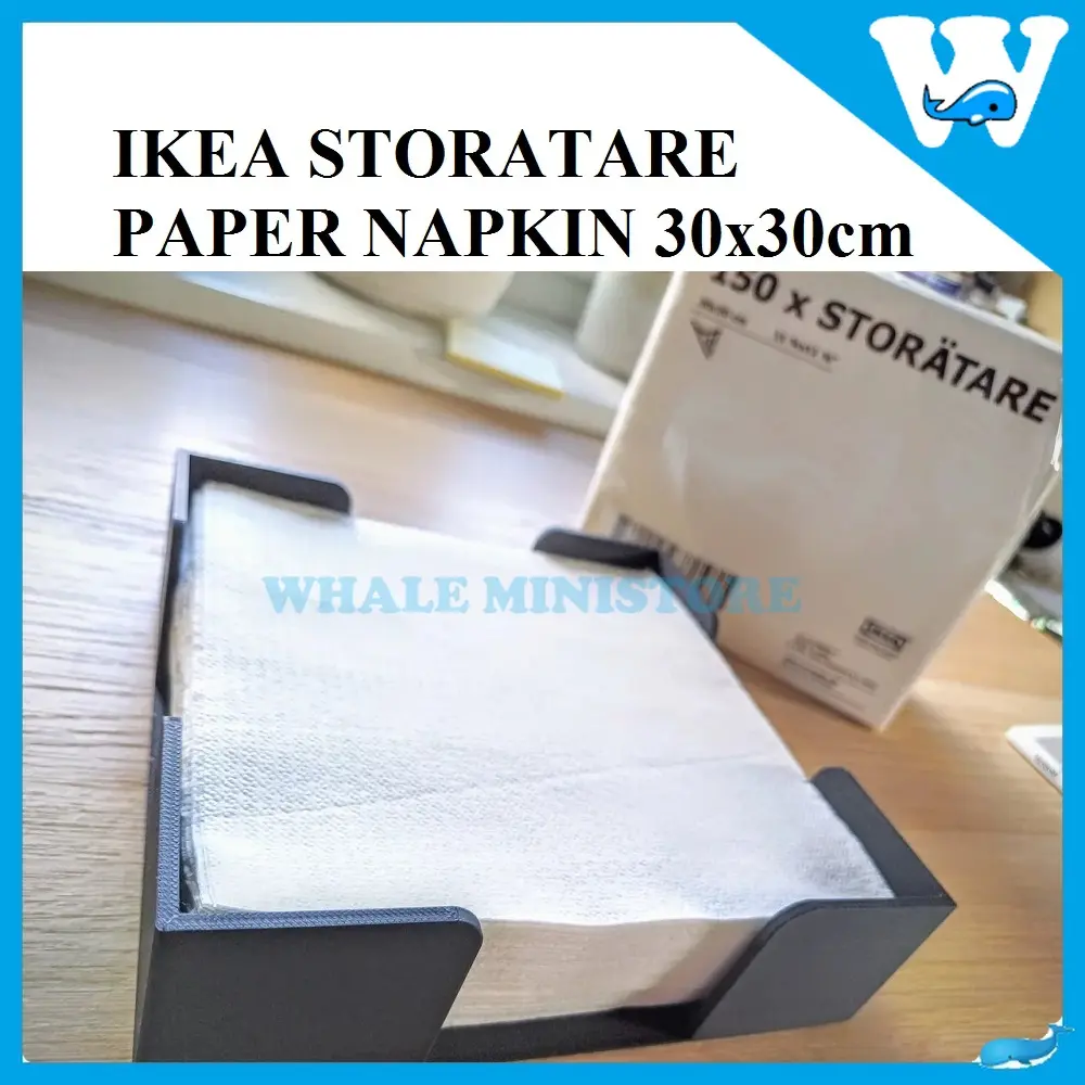 IKEA 150 PIECES WHITE PAPER NAPKIN TISSUE 30X30CM / KERTAS TISU PUTIH IDEAL FOR WEDDING EVENT