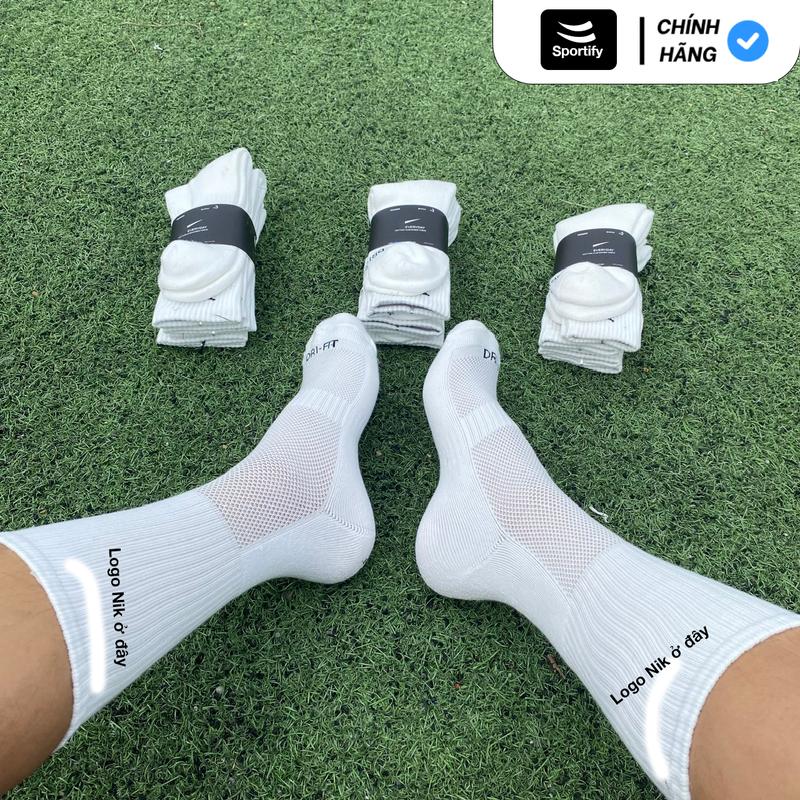 [Sportify] Tất Vớ Thể Thao N.Í.K DRI-FIT Cổ Cao, Cổ Trung, Cổ Thấp Cotton, Thoáng Khí, Chống Hôi Chân, Co Dãn 4 Chiều Menswear | SPTDF01 Sport Tập Thể Dục Yoga