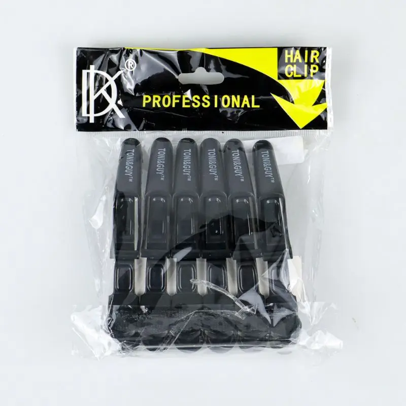 TONI&GUY Jepit Rambut Salon Barber Hair Alligator Clip Grip 6 PCS - L05