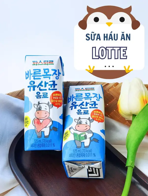 [ 1 Thùng ] Lotte Háu Ăn - Nước Uống Lợi Khuẩn - Cung Cấp Thêm Vitamin,  Men Vi Sinh 1