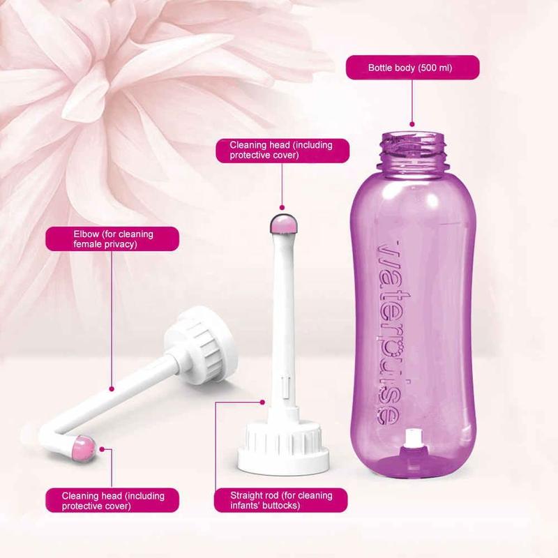 Dr.isla&Airuidu Bidet Portable 500ml Travel Woman Body Cleaner Membersihkan Bokong Bayi ED450 Portabel membersihkan Bottle 3