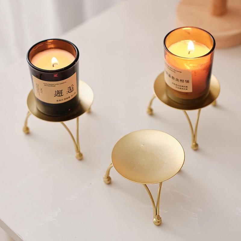 Product Introduction of Candle Holder without Candle, 1 Count Exquisite Modern Candle Holder, Decorative Ornament for Home Living Room Bedroom, Home Decor 3