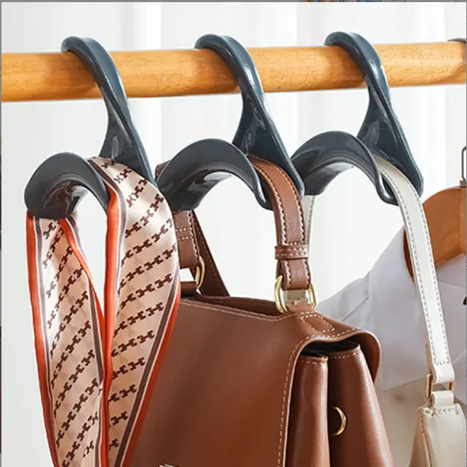 BISA COD H6053 Gantungan Tas Bando Topi / Hanger Serbaguna / Bag Hanger Organizer / Gantungan Lengkung Multifungsi / Gantungan Tas 2
