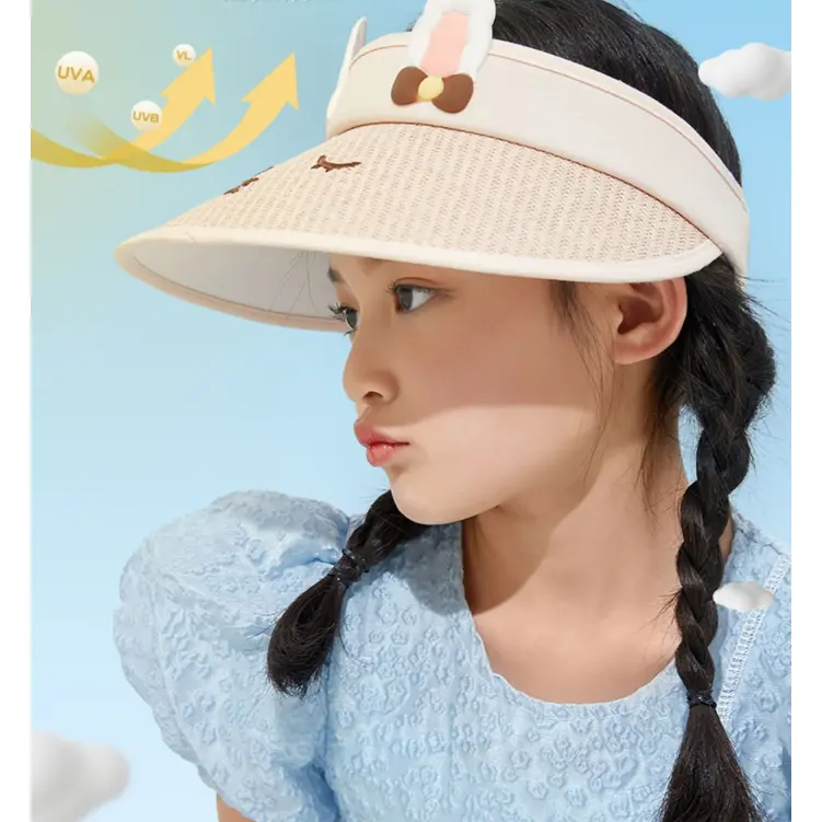 Mũ Đi Biển Cho Bé Phong Cách Sang Chảnh ,Nón Chống Nắng Nửa Đầu Cho Bé Từ 3 đến 12 tuổi hình dạng động vật 4