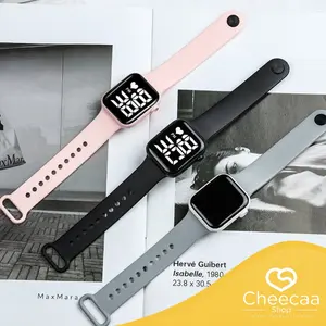 (JT15) Jam Tangan Digital LED Jam Tangan Fashion Anak-anak Pria Wanita Jam Tangan Karet