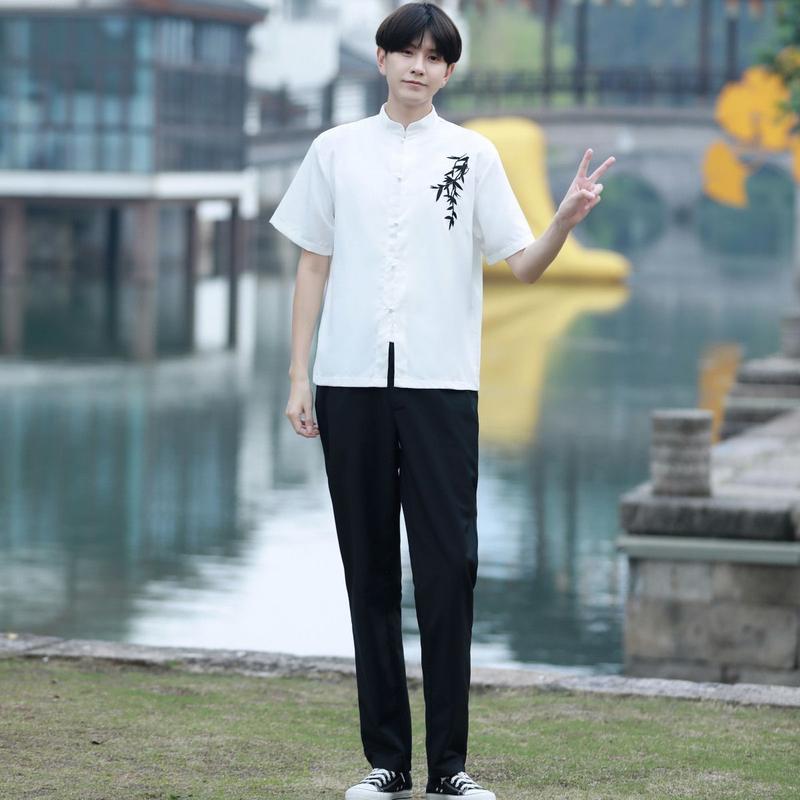 Product Introduction of Elegant Chinese Hanfu Outfit Set for Teens - Poetry Recital, School Sports Day, Graduation Choir Performance |     Traditional Costume for Middle High School Students 30