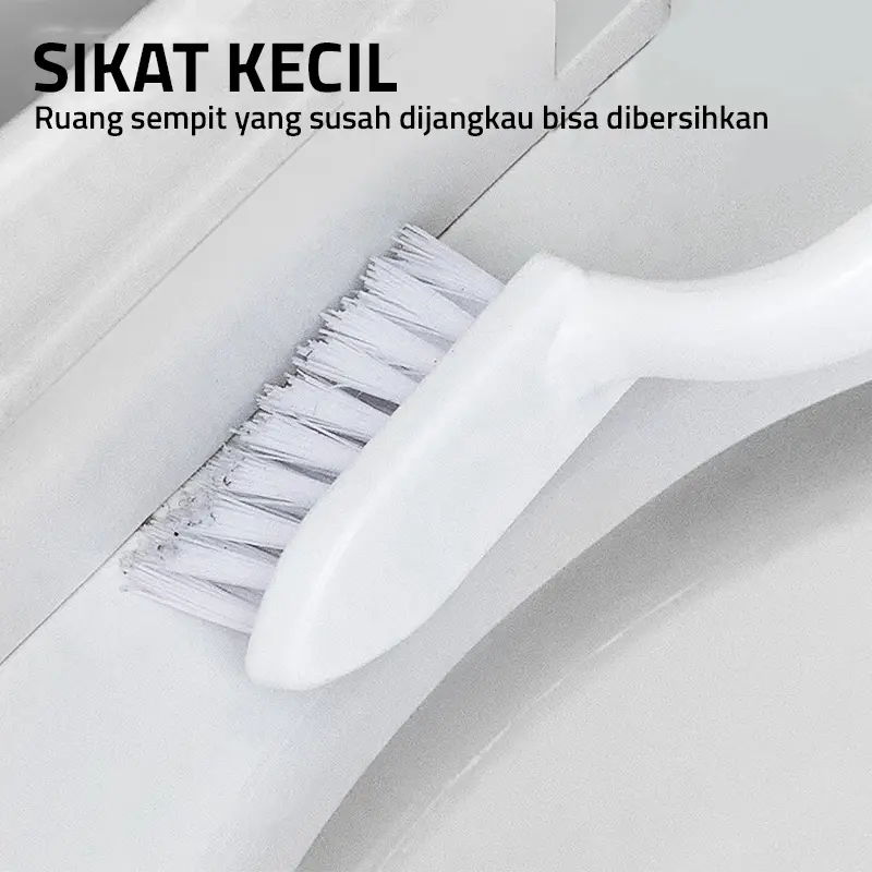 GM Bear Sikat WC (2 in 1) Kepala Bulat 2039 - Toilet Brush 2in1 Gagang 3