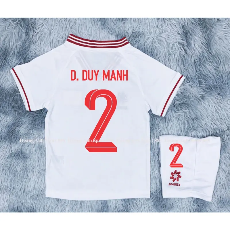 Bộ Quần Áo Bóng Đá Trẻ Em Đội Tuyển Việt Nam 2024/2025- Vải Polyester Thái Cao Cấp 1