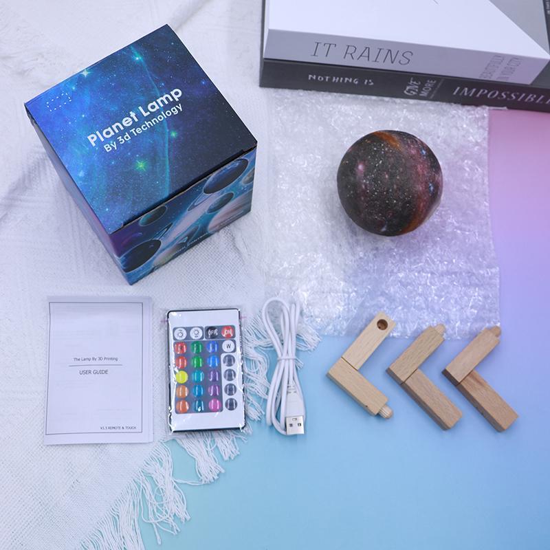 Galaxy Starry Sky Creative Night Lamp, USB Rechargeable LED Starry Sky Remote Controlled Aurora Light, Multicolor Starry Sky Night Light For Bedroom Decor 5