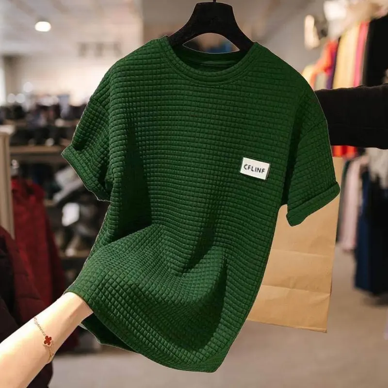 Áo phông nam, áo thun cộc tay nam chất vải cotton xốp mềm mịn Nam Menswear Cổ Tròn 3
