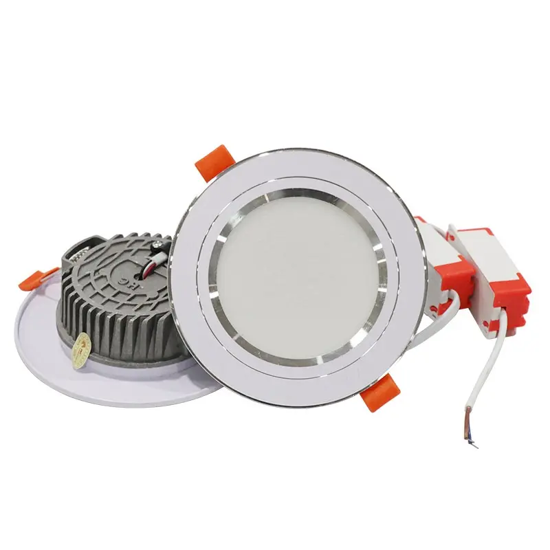 Combo 6 Cái Âm Trần Viền Vàng, Viền Bạc, Công Suất 7w, 9w, 12w phi 90, phi 110 Ánh Sáng 3 Chế Độ Màu(trắng/vàng/trung tính), Mang Ánh Sáng Cho Gia Đình