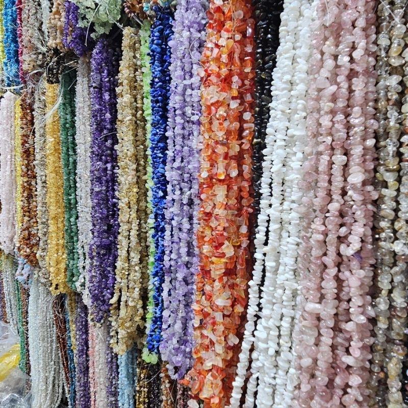 per-kalung MANIK BATU KERIKIL (batu alam kerikil / batu kerikil aksesories) payet jepang payet kebaya perkalung 0