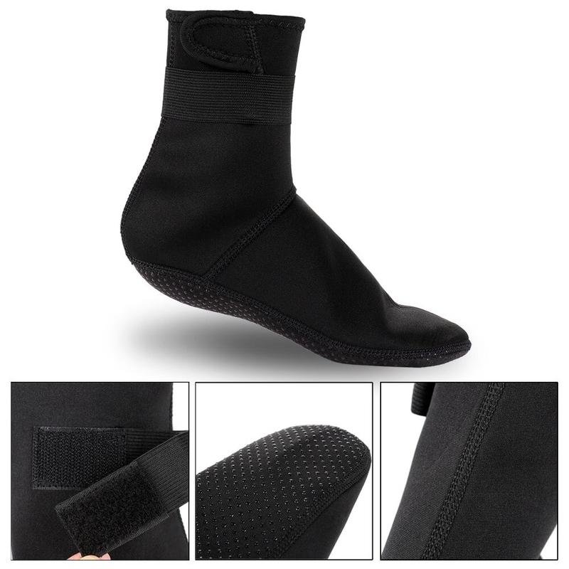 SSW Diving Socks Scuba Diving Kaus Kaki Menyelam Neoprene  JA3012 - Black 2