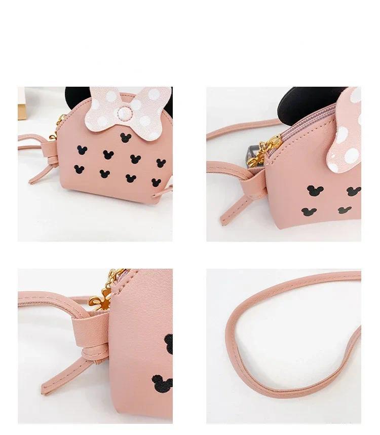 Product Introduction of Cute Princess Girl Coin Purse Crossbody Bag Children's Wallet Coin Bag Cute Cartoon Bow Kids Side Bags Bowknot Shoulder Bag 39