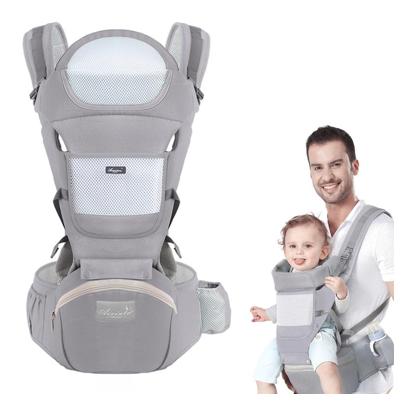 Địu Em Bé, Thiết Kế Công Thái Học, Đa Chức Năng, Cho Trẻ Sơ Sinh Đến Trẻ Mới Biết Đi, Sử Dụng Nhiều Lần, Trước Và Sau, Phụ Kiện Túi Kangaroo, Địu Cho Em Bé 0