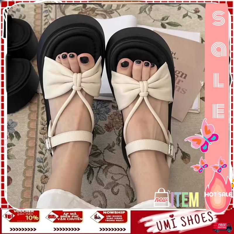 [SẴN -FULLBOX - MỚI] GIÀY SANDAL Nữ HL NOTO Đế Bằng Cao 3cm dép quai hậu ĐI HỌC, đi chơi thời trang hot trend. DéP Shoes