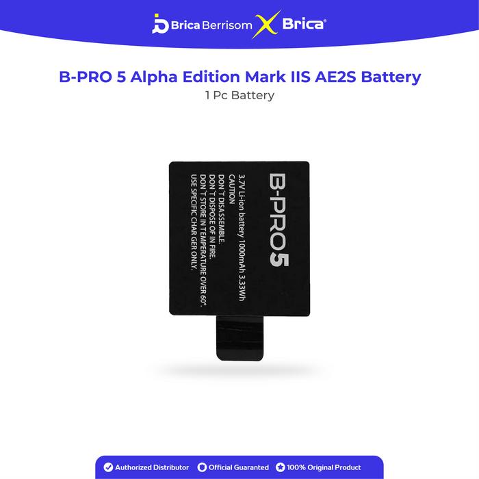 Gambar FS BRICA ALPHA EDITION AE Basic ORIGINAL SPARE BATTERY ORIGINAL dari Brica Berrisom Kab. Tangerang Tokopedia