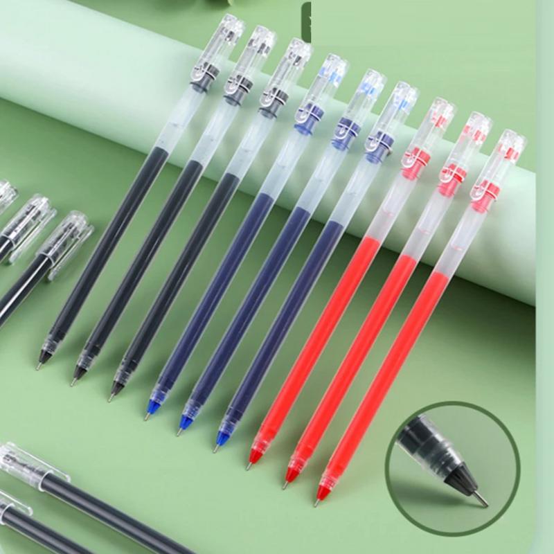 Product Introduction of Bút gel nước nhiều loại khô nhanh ngòi bút 0.5mm có thể thay ngòi màu xanh đen đỏ viết trơn mực ra đều Kim Đông - Đồ Dùng Học Tập Dành Cho Học Sinh Luyện Chữ Đẹp - Chép Kinh - Bút Không Ngòi Pen 31