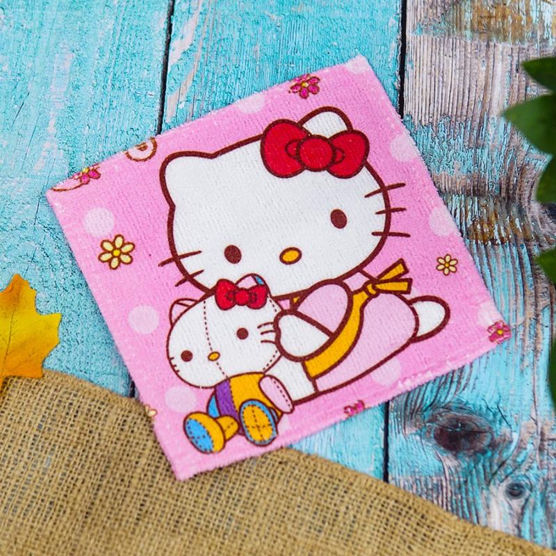 [2pc] SAPU TANGAN HANDUK KECIL HELLO KITTY  atau DORAEMON 2