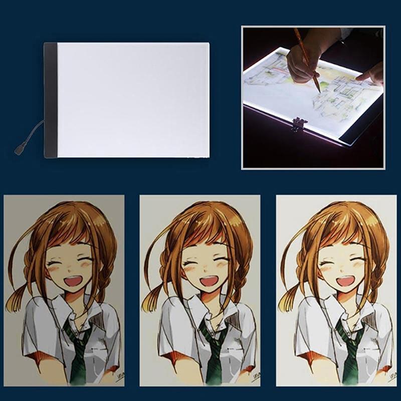Product Introduction of Bảng Stencil Nghệ Thuật LED, Kích Thước A5, Hộp Đèn, Hộp Đựng USB, Bàn Vẽ Theo Dõi, Đệm Có Thể Điều Chỉnh 35