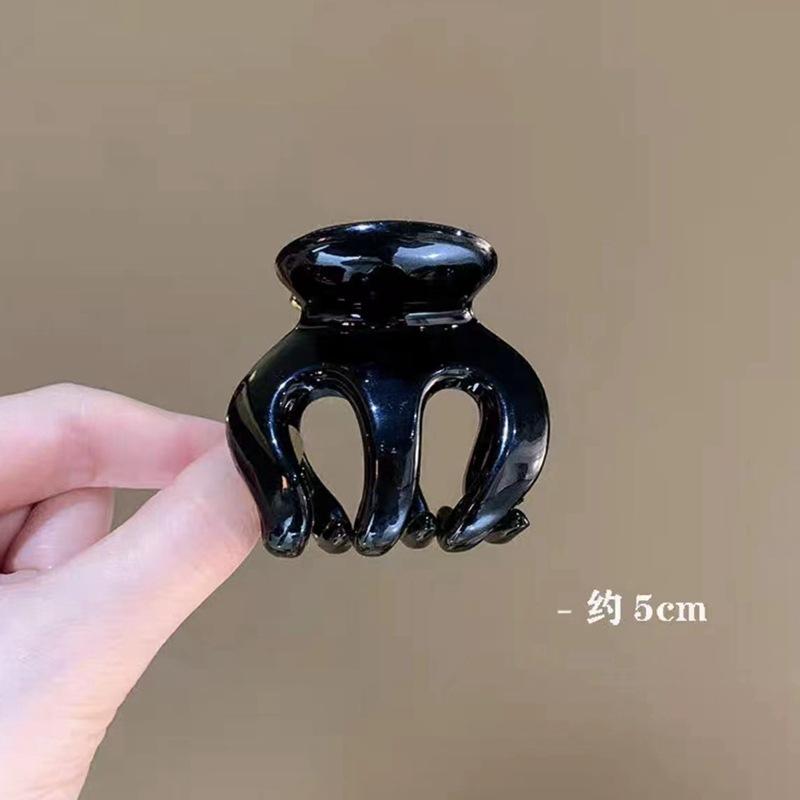 Kẹp Tóc Đuôi Ngựa Cao, Cỡ Nhỏ Dụng Cụ Hữu Ích Cố Định, Kẹp Tóc, Kẹp Tóc Trái Tim Lưng Nữ, Phụ Kiện Tóc, Kẹp Bí Ngô, cài tóc 6