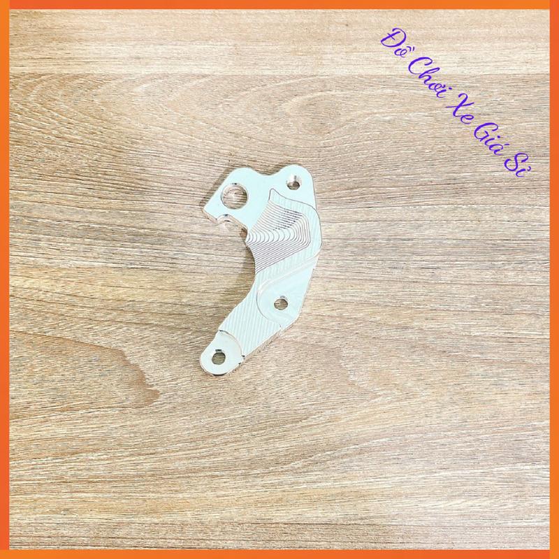 Pát Trước Raider/Satria Xài Heo Zin Đi Size Đĩa 260/267mm - Anode Trắng