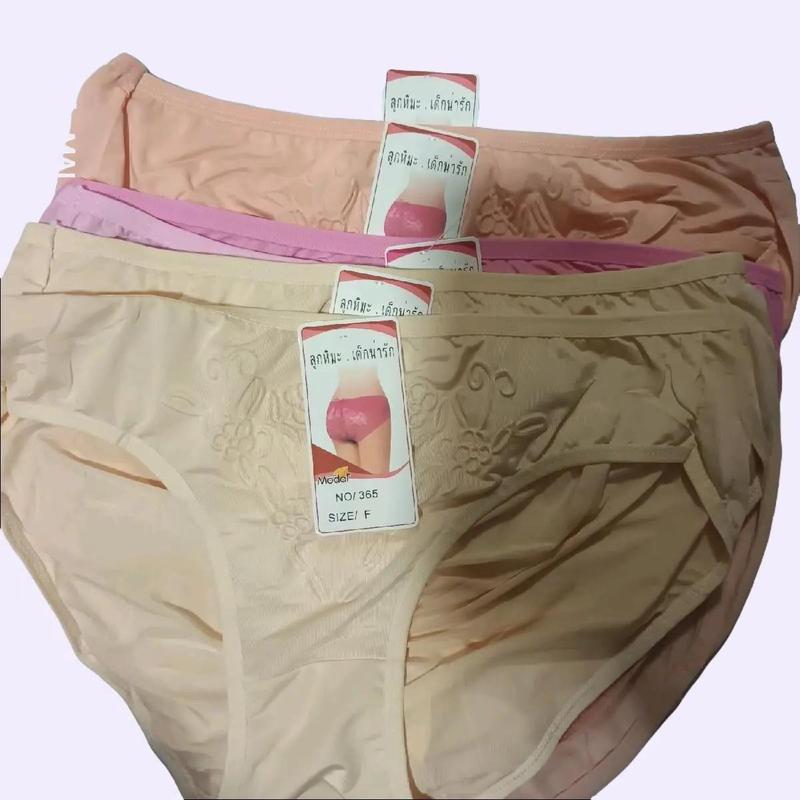 (68kg-80kg) Bộ 10  quần lót lạnh bigsize cho nữ - Thiết kế rộng rãi, thoải mái khi sử dụng - Voi, Nhung - Women nội  ybig 3