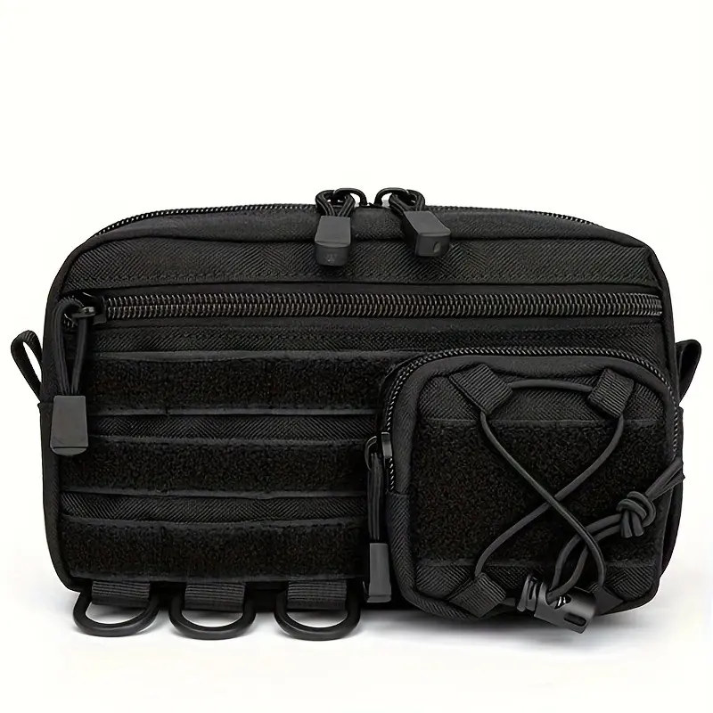 LUC Durable mobile phone waist bag with MOLLE system emergency tool storage bag travel essentials storage bag