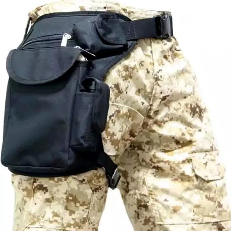 Outdoor Tactical Multifunctional Leg & Waist Bag, Adjustable Zipper Sports Fanny Pack for Outdoor Cycling Hiking, Unisex Sports Bag 5