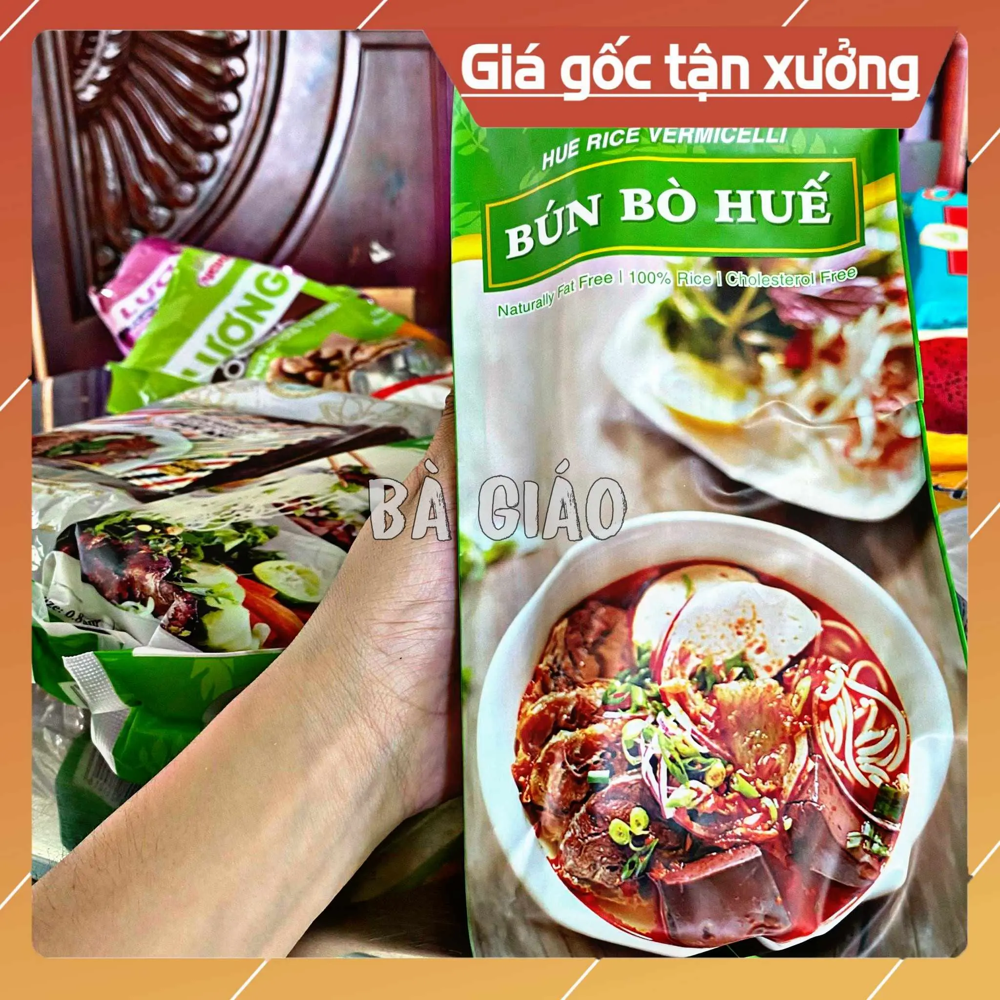 [Xuất khẩu] Bún Bò Huế tươi Rico - 1 túi 300gram Food
